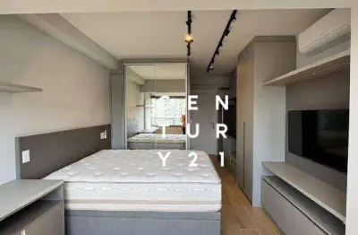 Studio com 1 dormitório para alugar, 30 m² por r$ 4.166,40/mês - chácara klabin - são paulo/sp