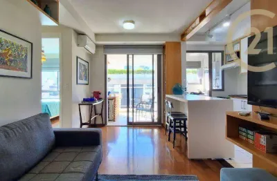 Apartamento com 2 dormitórios para alugar, 55 m² por r$ 7.748,00/mês - vila madalena - são paulo/sp
