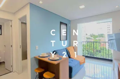 Apartamento com 1 dormitório para alugar, 27 m² por R$ 4.512,00/mês - Perdizes - São Paulo/SP