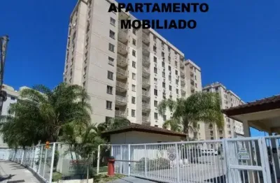 Apartamento mobiliado de 2 quartos com suíte, varanda e vaga - centro - itaboraí/rj