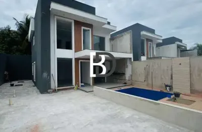 Casa com 4 quartos à venda na rua colinas, 10, colinas, rio das ostras, 140 m2 por r$ 750.000