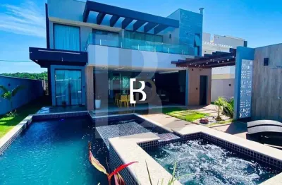 Casa em condomínio fechado com 3 quartos à venda na avenida miramar, 57, extensão do bosque, rio das ostras, 260 m2 por r$ 1.700.000