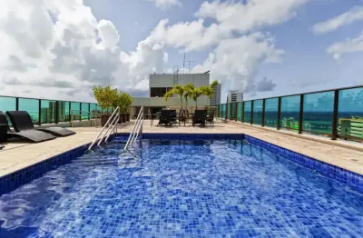 Ks- mega oportunidade no ramada- mobiliado c/ 02 qtos + 71m² + 2 bwc+  lazer+ mini mercado+academia+piscina na cobertura-uma vista maravilhosa para vc e toda família.