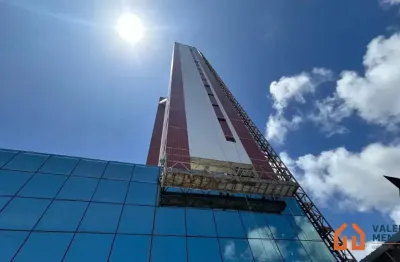 Ks- lindo apt em campo grande com 1 qto-lazer-área garden-garagem-elevador panorâmico e muito mais.