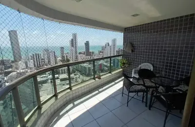 Ea-oportunidade apartamento andar alto com vista mar em boa viagem 4 quartos,173m²,3 vagas. agende já sua visita