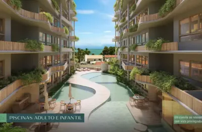 Invista no litoral que mais cresce no brasil -  studio - 20m² - 100m do mar- tamandaré