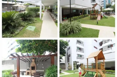 Gd - excelente oportunidade na tamarineira 3 quartos + closet, mobiliado, 93m², 2 vagas e lazer completo.