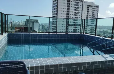 Kks- para investir ou morar em boa viagem 1 quarto, andar alto, vista livre,24m²