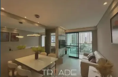 Apartamento 50m²,  2 quartos, suíte, lazer completo, bem localizado