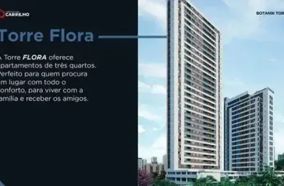 Em-apartamento 3 quartos 1 suíte 76m²  praticidade e conforto na madalena  edf. botanik