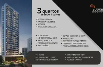 Square rosarinho | apartamento no rosarinho i 3 quartos 1 suite 2 vagas | padrão gb