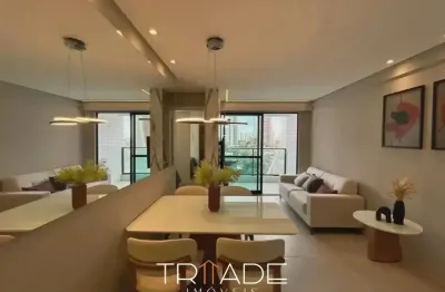 Hrs - carmen maria, 2 quartos, 1 suíte, ótima localização na torre, varanda gourmet