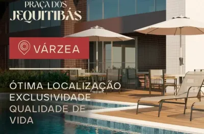 Edf. praça dos jequitibás | lançamento na várzea | av. afonso olindense 2 quartos 54m²