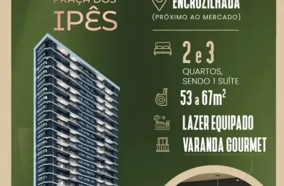 Oportunidade na encruzilhada | 2 e 3 quartos | incc fixo | praça dos ipês