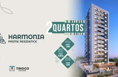 Em-edf. harmonia prime residence - 2 quartos, 1suíte, varanda , 1 vaga-oportunidade  em casa amarela
