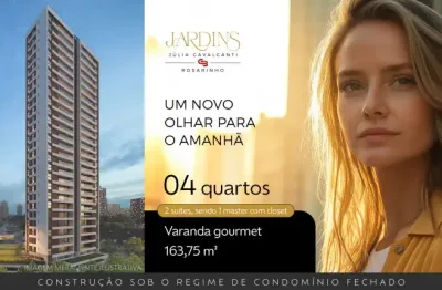 Grande lançamento no rosarinho | apartamento 4 quartos 3 suítes 163m² 3 vagas