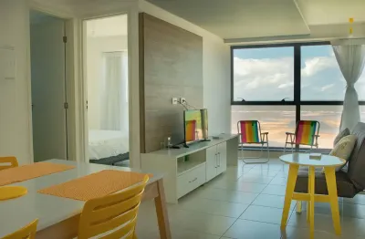 Apartamento 1 qt em barra de jangada beira mar estação atlântico sul