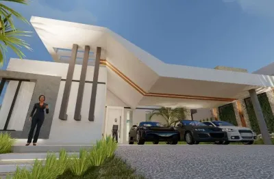 Casa de alto padrao a venda em arapongas - golden garden residence condominio - em fase acabamento
