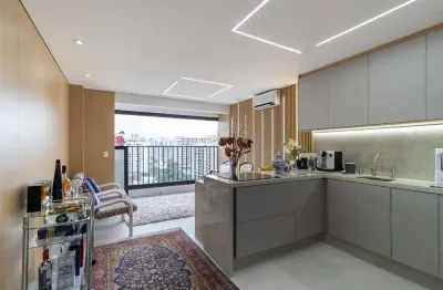 Apartamento com 2 quartos à venda na avenida miruna, 47, moema, são paulo, 55 m2 por r$ 1.280.000