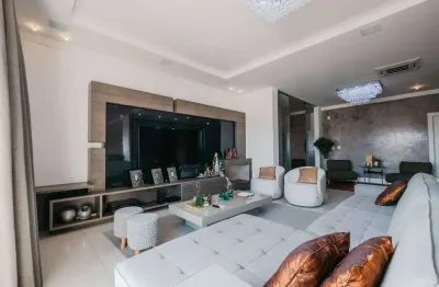 Mega cobertura 429,86m² , 4 suítes, 5 banheiros, 4 salas, 8 vagas garagem