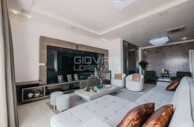 Mega cobertura 429,86m² , 4 suítes, 5 banheiros, 4 salas, 8 vagas garagem