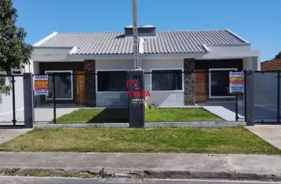 Casa com 3 quartos à venda na rua crisântemo, 984, campina da barra, araucária, 70 m2 por r$ 439.000