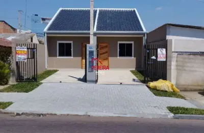 Casa com 2 quartos à venda na avenida santa rita de cássia dos impossíveis, 2038, tatuquara, curitiba, 47 m2 por r$ 289.900