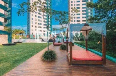 Apartamento mobiliado com 2 quartos, home office e lazer completo – 70m² na praia com vista e estrutura de resort