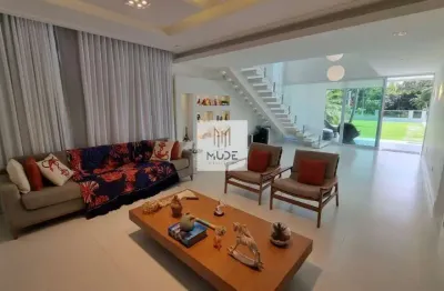 Casa de luxo à venda em guarajuba | 6 suítes, 540m², porteira fechada- condomínio dos corais - guarajuba - camaçari - litoral norte - bahia