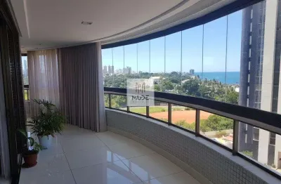 Mansão bernardo bertolucci em ondina, salvador-ba com 4 suítes, 312m² e 4 vagas de garagem!