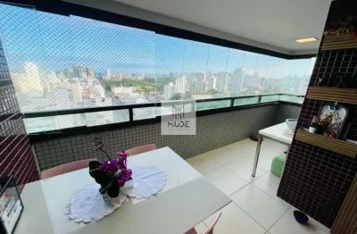 Edifício solaris - apartamento 2/4 com 1 suíte à venda, 72m² e 3 vagas - a venda caminho das árvores, salvador