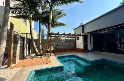 Casa elegante à venda no bairro presidente médici, chapecó - 3 suítes e piscina
