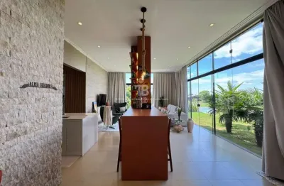 Casa semimobiliada com 4 quartos em condomínio no bouganville chapecó, sc