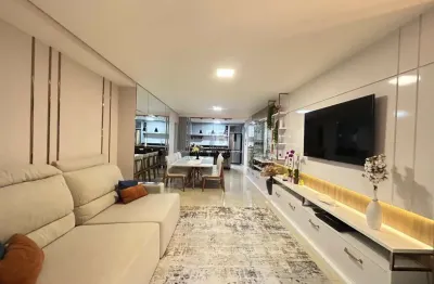 Apartamento com 3 suítes, 188 m² e 2 vagas no centro de chapecó sacada