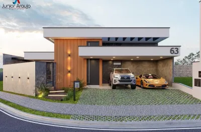 À venda | belíssima casa térrea em construção no condomínio reserva da mata – mogi mirim/sp