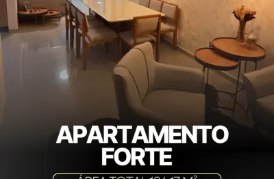 Apartamento alto padrão com 3 suítes e 2 vagas no canto do forte — espaço, conforto e sofisticação!