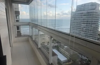 Lindo apartamento no canto do forte, com  vista mar