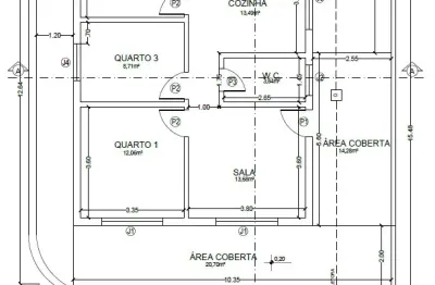 Casa de 3 dormitórios em registro no bairro nova registro registro/sp  área total do terreno: 165,49 m2 área total . aceita  financiamento.  r$ 330.000,00