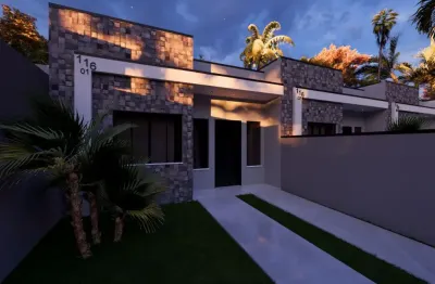 Linda casa no litoral paranaense localizado no balneário ipanema