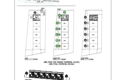 Terreno com projeto para 6 sobrados à venda no bairro pilarzinho,