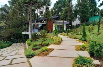 Casa em condomínio fechado com 3 quartos à venda na av. baby florence gonçaslves, 1999, alto do capivari, campos do jordão por r$ 3.834.000