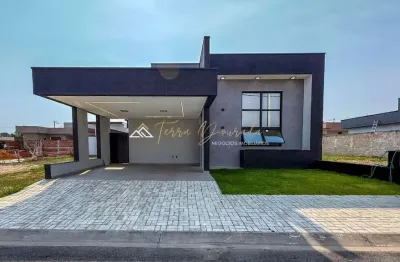 Casa em condomínio fechado com 3 quartos à venda na das acácias, 65, loteamento residencial pérola do vale, tremembé por r$ 990.000