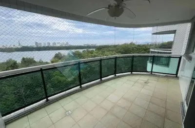 Apartamento com 3 quartos para alugar na avenida das acácias da península, barra da tijuca, rio de janeiro, 131 m2 por r$ 8.200