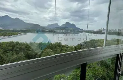 Barra da Tijuca, Península frontal lagoa, 4 quartos, 3 vagas