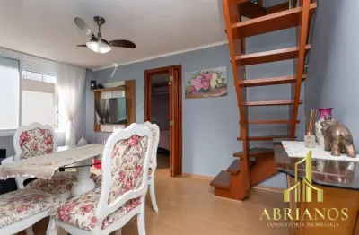 Cobertura com 2 quartos à venda na rua cipó, 375, passo da areia, porto alegre por r$ 372.000