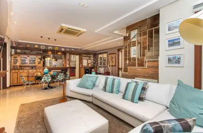 Casa em condomínio fechado com 4 quartos à venda na avenida otto niemeyer, 77, tristeza, porto alegre por r$ 1.990.000