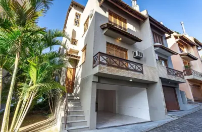 Casa em condomínio fechado com 3 quartos à venda na rua landel de moura, 744, tristeza, porto alegre por r$ 899.000