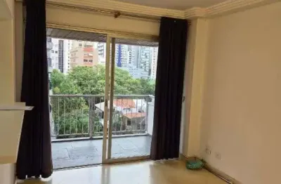 Apartamento para locação em moema índios, são paulo-sp: 1 quarto, 1 banheiro, 1 vaga - 45m² de área!