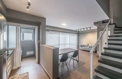 Apartamento duplex com 1 dormitório, 89 m² - venda por r$ 1.780.000,00 ou aluguel por r$ 8.835,00/mês - brooklin - são paulo/sp