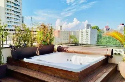 Cobertura à venda na vila guarani, são paulo-sp: 2 quartos, 2 salas, 2 banheiros, 2 vagas de garagem, 118m² de área.